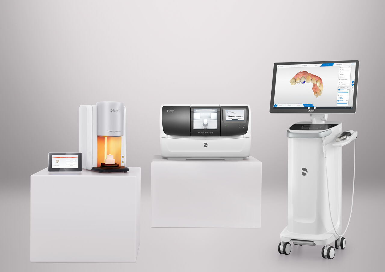 CEREC Primescan, CEREC Primemill, CEREC SpeedFire