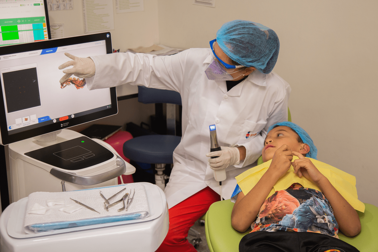 Smile Train patient receiving treatment with Primscan