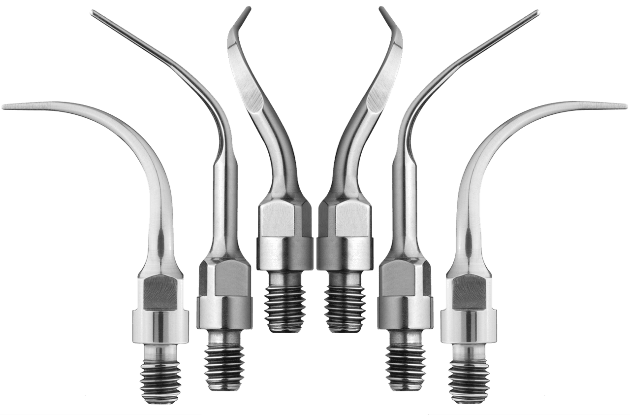 Ultrasonic tips for SiroSonic for subgingival scaling