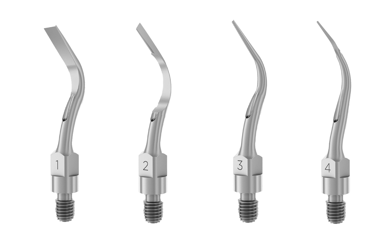 Ultrasonic scaling tips for SiroSonic